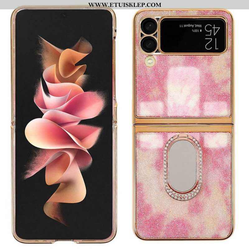 Etui do Samsung Galaxy Z Flip 3 5G Etui Folio Fantazyjne Kamienie Ze Wsparciem Pierścienia